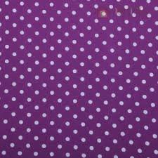 Látka fialová puntík 0.4x2m | Dekorace - Párty